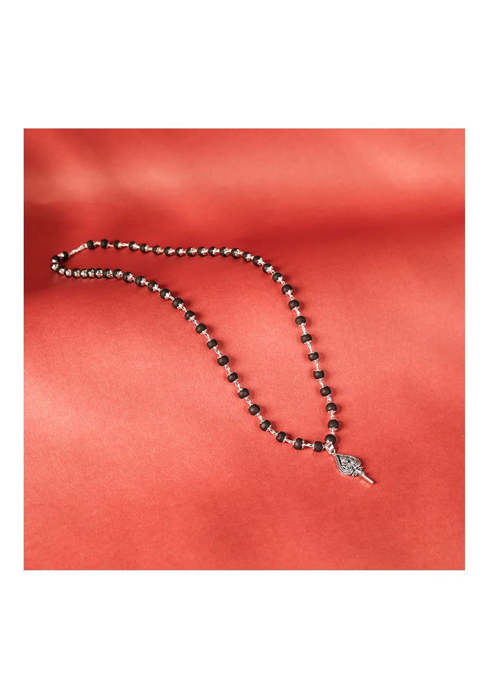 Silver Capped Lord Murugan Shastra Pendant