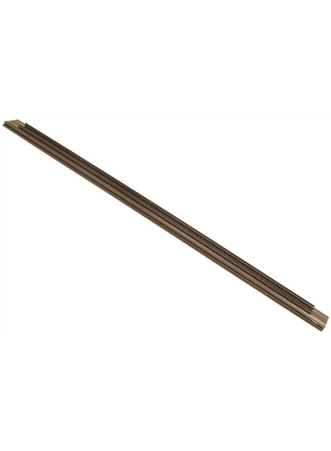 فروست كينج عازل أسفل الباب فينيل يُركب بالضغط للأبواب المعدنية بني 1-3/4 × 36 بوصة UDS36 - Image 1