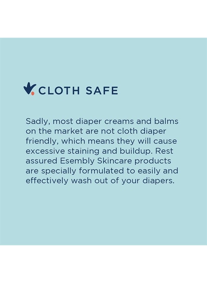 Esembly Everyday Balm, Organic Diaper Balm for Delicate Baby Skin, Diaper Rash Prevention, Multiple Uses Including Nipple Cream, Cradle Cap, Dry and Chapped Skin, Made in USA, 4oz  - Image 2