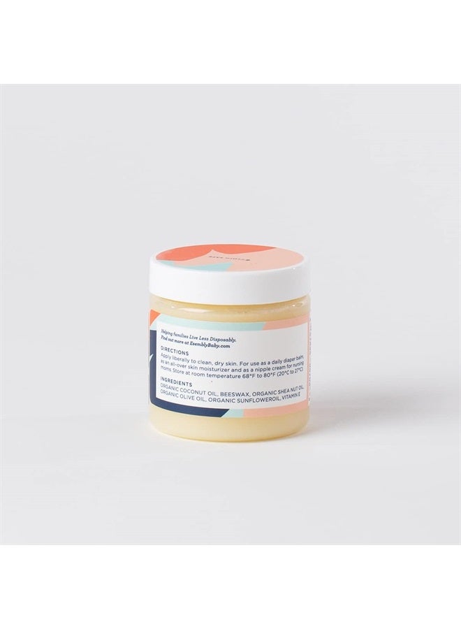 Esembly Everyday Balm, Organic Diaper Balm for Delicate Baby Skin, Diaper Rash Prevention, Multiple Uses Including Nipple Cream, Cradle Cap, Dry and Chapped Skin, Made in USA, 4oz  - Image 3
