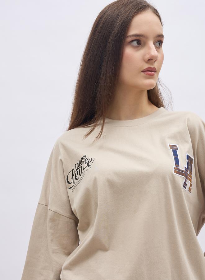 Styli Graphic Print Oversized T-Shirt - Image 4