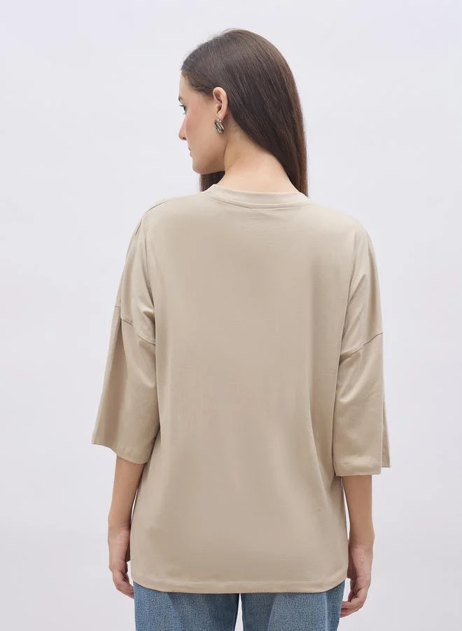 Styli Styli Graphic Print Oversized T-Shirt