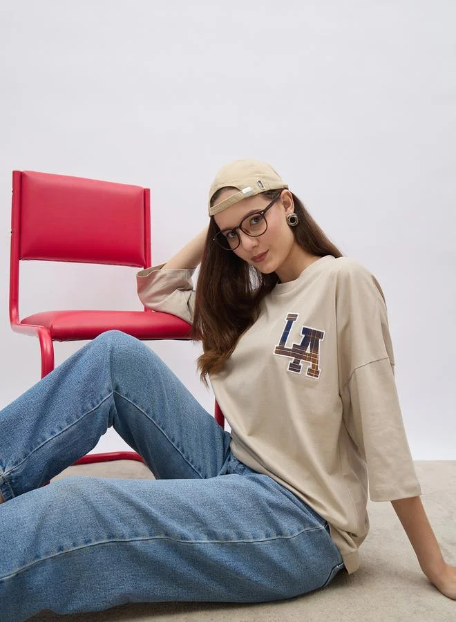 Styli Styli Graphic Print Oversized T-Shirt