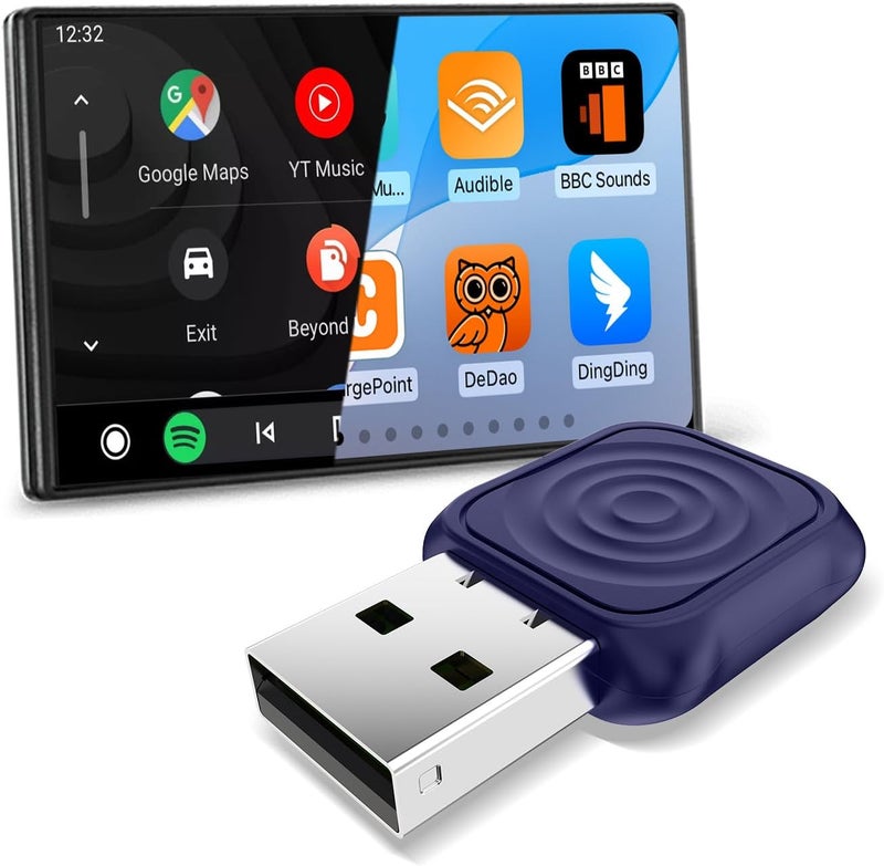 CarlinKit MiNi Ultra Wireless CarPlay & Android Auto Adapter - Plug & Play USB-A/USB-C Upgrade for Wired Cars - Image 1