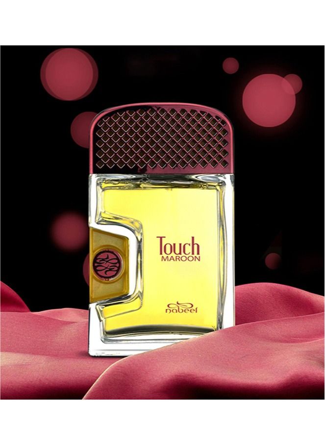 Nabeel Touch Maroon Eau De Perfume 80 ML - Image 5