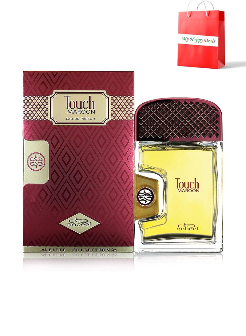 Nabeel Touch Maroon Eau De Perfume 80 ML - Image 1