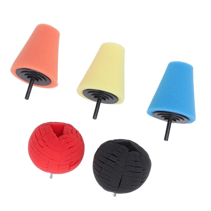 4 Inch Car Wheel Hub Polishing Foam Kit Multifunctional Drill Attachment Durable - Image 5