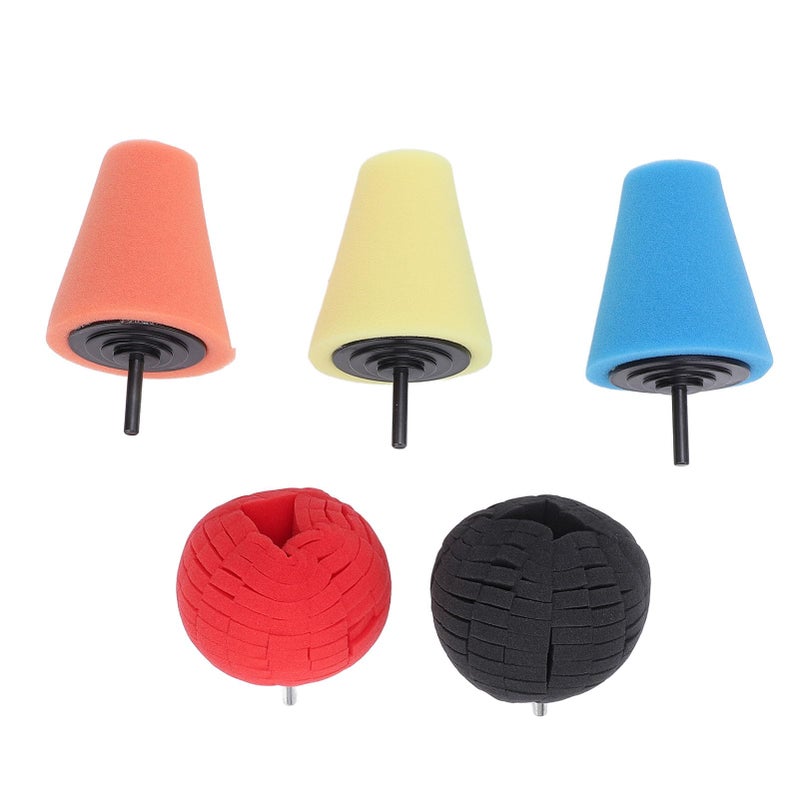 4 Inch Car Wheel Hub Polishing Foam Kit Multifunctional Drill Attachment Durable - Image 2