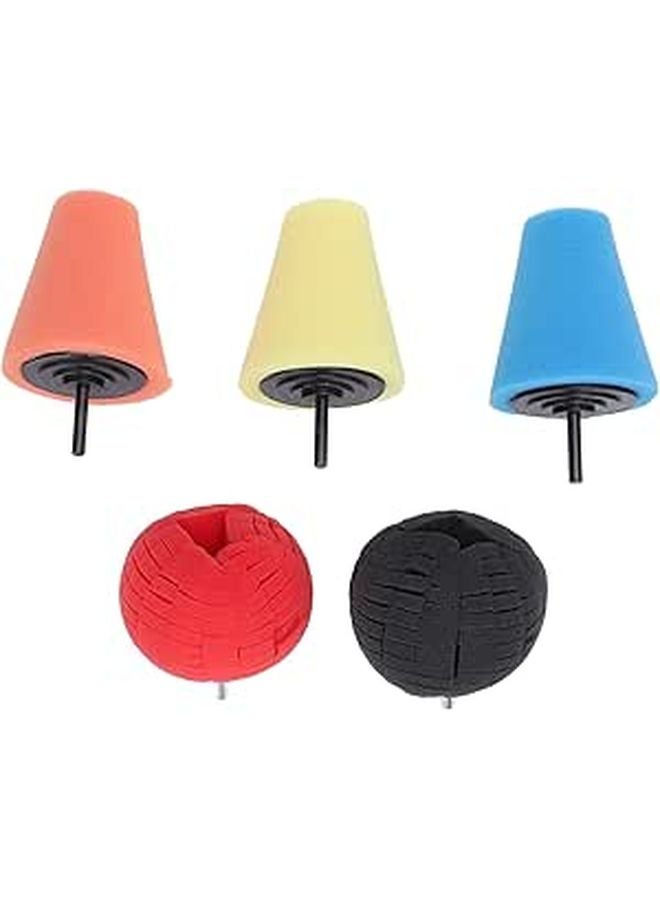 4 Inch Car Wheel Hub Polishing Foam Kit Multifunctional Drill Attachment Durable - Image 1