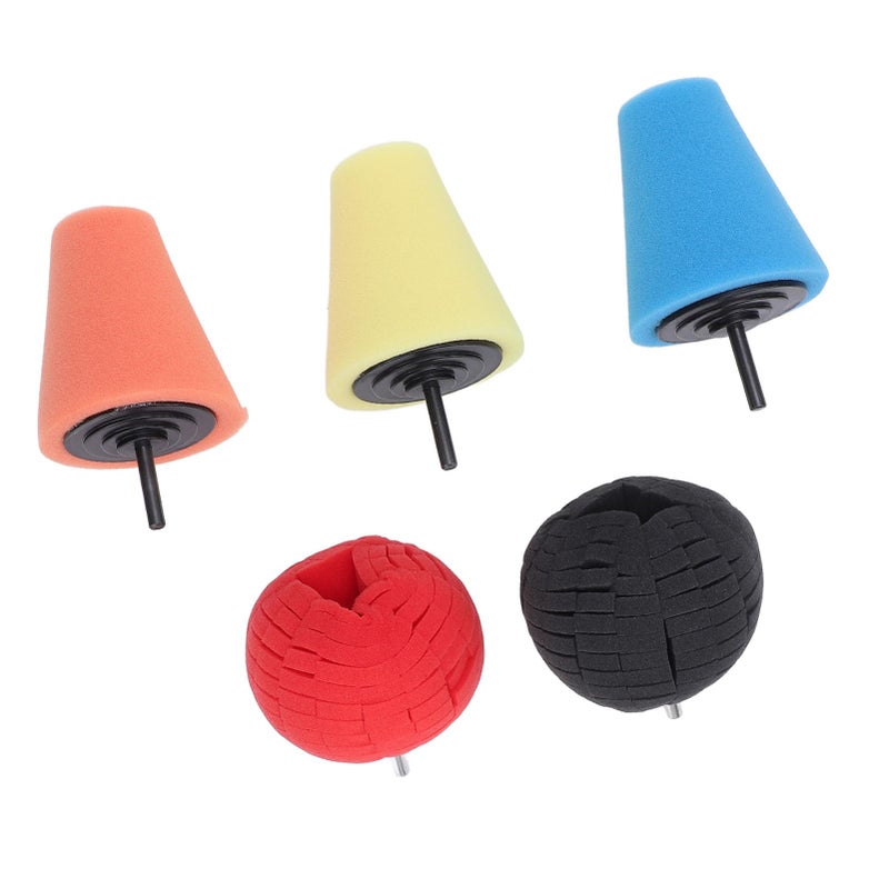 4 Inch Car Wheel Hub Polishing Foam Kit Multifunctional Drill Attachment Durable - Image 3