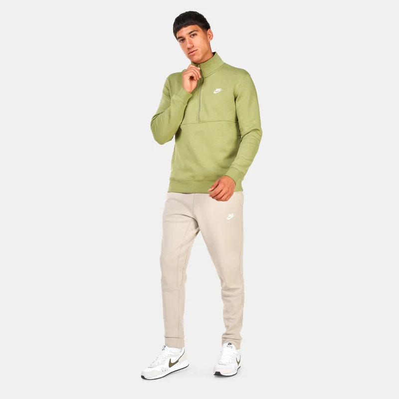 Nike Men's Sportswear Club Brushed-Back 1/2-Zip Sweatshirt