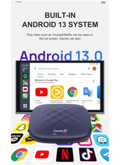 Carlinkit Android 13 CarPlay Ai Box 4GB+64 GB Ultral Series Comes with Android  Auto CarPlay & Google Play for IPhone & Android price in Saudi Arabia, Noon Saudi Arabia