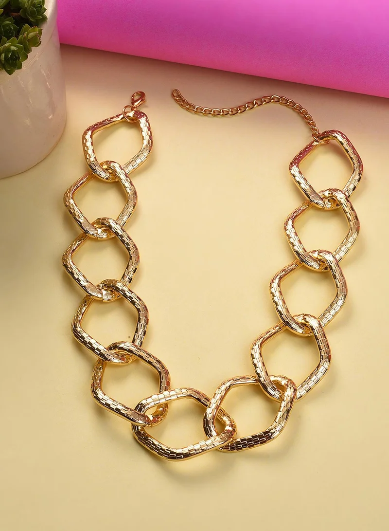 سوهي عقد مجوهرات بسلسلة اصطناعية عصرية