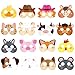 Deekin 48 Pcs Animal Party Masks for Kids Farm Forest Animal Face Mask Barnyard Jungle Safari Party Favors for Zoo Farmhouse Theme Birthday Costume Dress up Decoration - Image 2