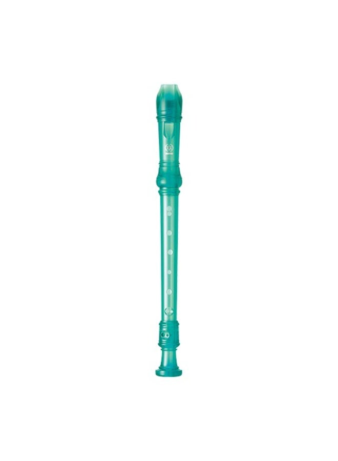 Yamaha YRS‑20GB Soprano Recorder – Blue Transparent, German Fingering