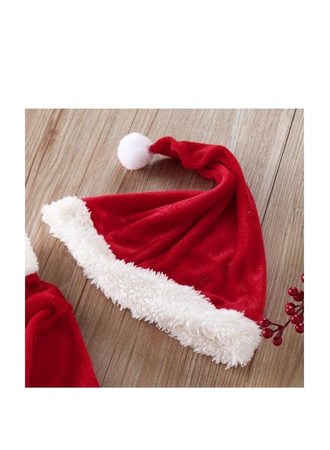 Brain Giggles Kids Santa Claus Costume for Boys with Santa Hat and Santa Costume with Belt - Medium - Image 3