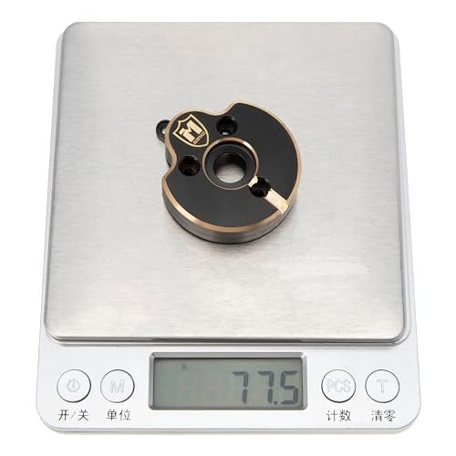 MEUS RACING 77g Brass Rear Portal Covers Weights for MEUS 1/10 Nylon Portal Axle - Image 3