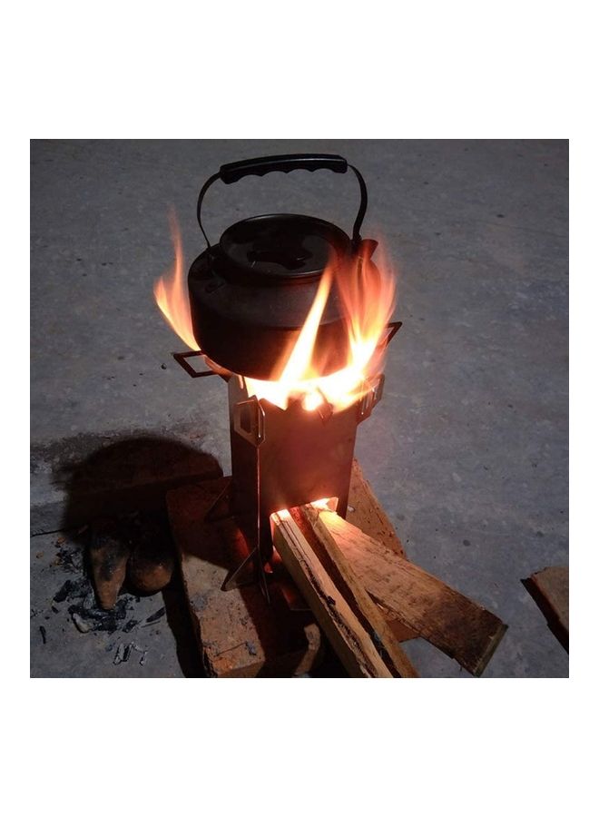 NIBEMINENT Portable Wood Burning Stove 18.8 x 23.6cm - Image 5