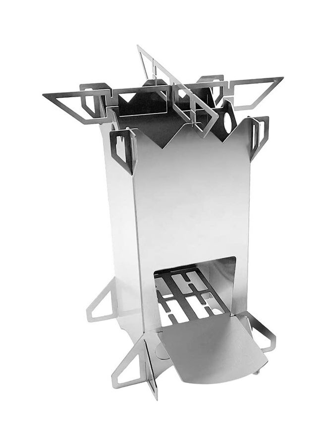NIBEMINENT Portable Wood Burning Stove 18.8 x 23.6cm - Image 1
