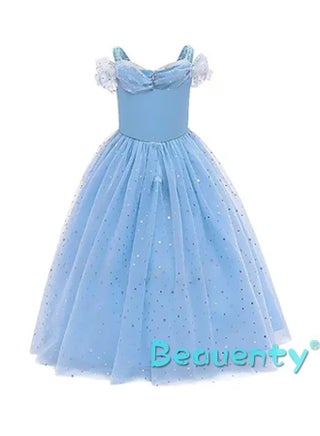 Sofia Aurora Cinderella Princess Fancy Dress Costume With Accessories Set - view 3