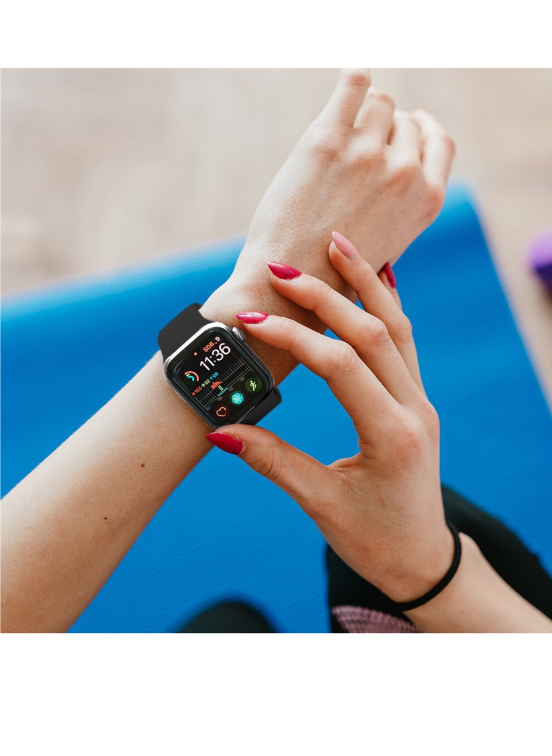moodix MOODIX WE23K13B Smart Watch - Health and Fitness Tracker, iPhone and Android Compatible, Grey-Black  - Image 5