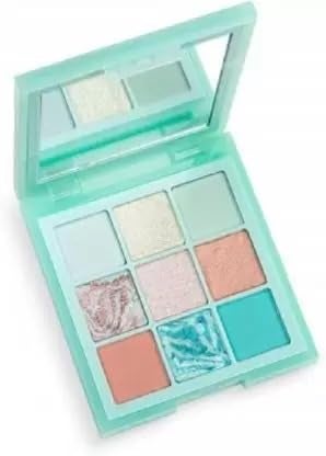 SUPRICHI 9 Colors Mini Eyeshadow Palette Portable Matte Shimmer LongLasting Makeup Pallet Set Pastels 9 g - Image 2