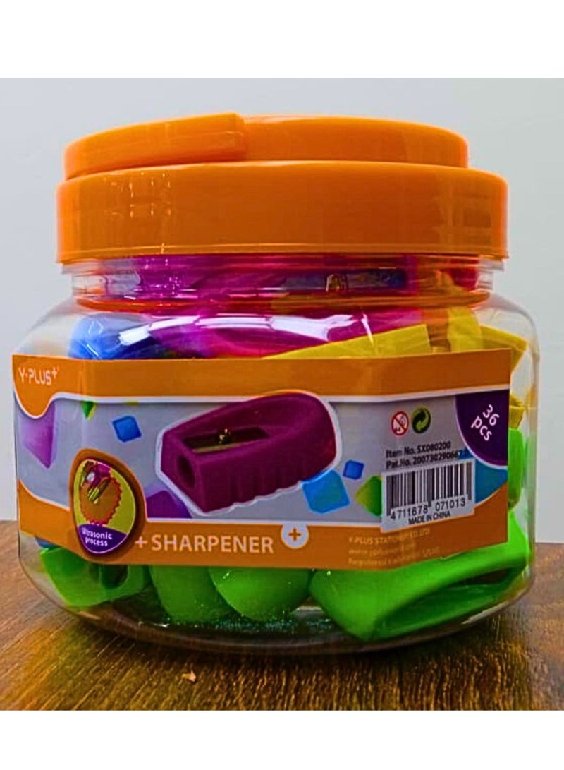 YPlus Sharpner (36 Pieces Jar) - Image 1