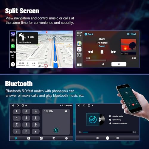 Vratzn Android 13 Car Radio Stereo for Chevy Silverado GMC Sierra 2014-2018 with Backup Camera CarPlay Android Auto - Image 4