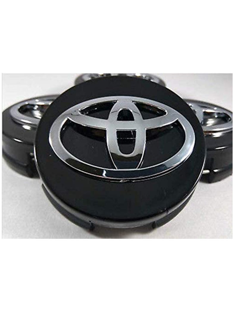 SYOSI Car Wheel Center Hub Caps for Toyota Parts Accessories Modified Cap Decorative Cover Kit  Black 62mm 4pcs  - Image 5