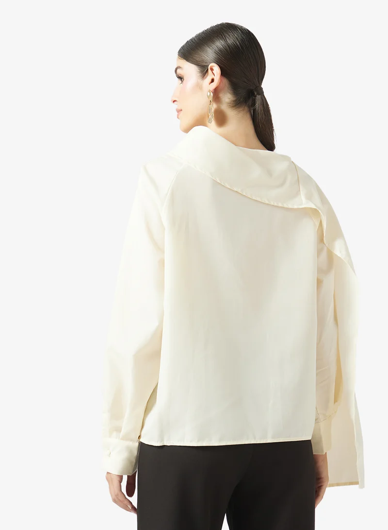 Ella Blouse With Drape