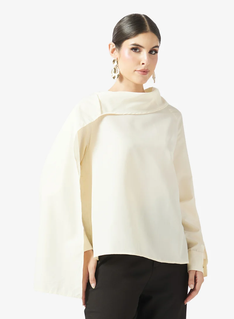 Ella Blouse With Drape