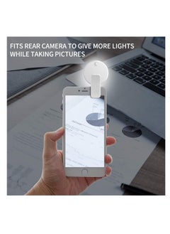 Generic Selfie Ring Clip Light, Mini Selfie Light, Selfie Fill Light Ring for Phone with LED Ring Light, Clip-on Ring Lights, Bright LED Light Perfect for Photos, Videos, & Vlogs, Ideal Gifts for Women  - Image 1