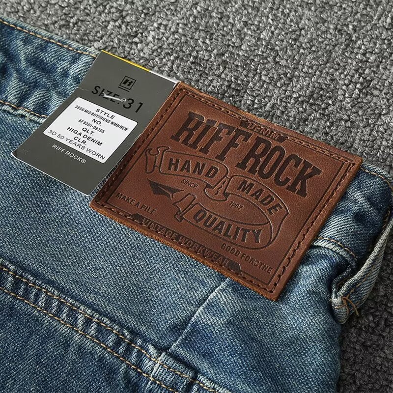 Unisex Classic Denim Jeans Loose Fit Daily Outdoor Wear - Image 4