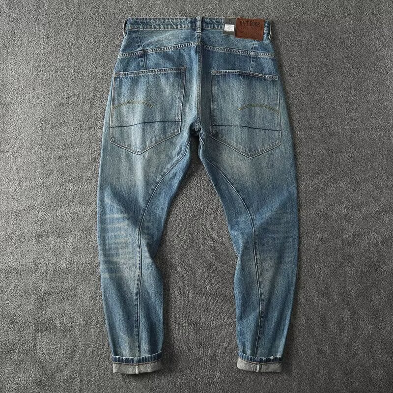 Unisex Classic Denim Jeans Loose Fit Daily Outdoor Wear - Image 2