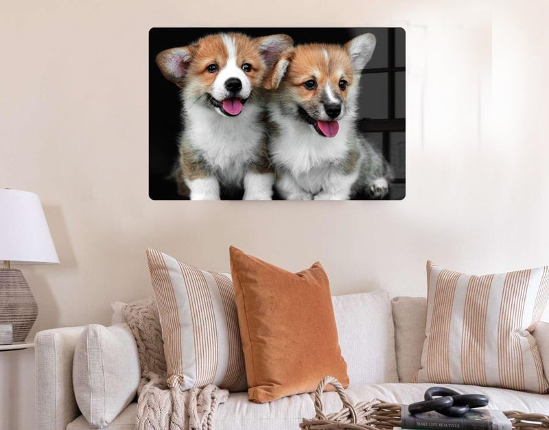 Giftanna Giftanna Customized Acrylic Photo Frame Personalized Clear Wall Mount Frameless Picture Frame 3mm5mm Ideal for Birthday Anniversary Special Moments Wall Decor Gifts Size 12x8 - Image 2