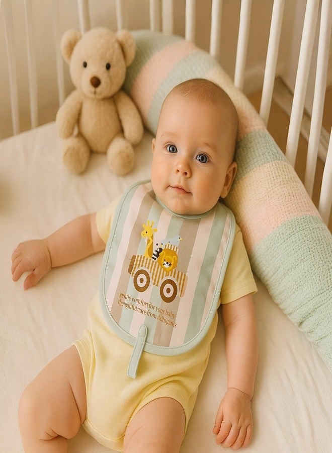 Adhigams Pure Cotton, Ultra Soft & Skin-Friendly, Comfortable & Lightweight, Adjustable Button | Perfect for Newborn Baby,Kids | Pack of 2 | 0-12Months - Image 4