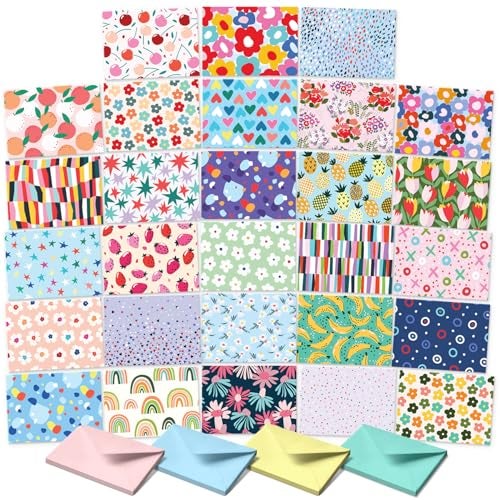 Sweetzer & Orange S&O Blank Cards for All Occasions in One Box Set - Blank Notecards for Handwritten Messages - All Occasion Notes Assortment Box with covers - 100 Vibrant Notecards and Envelopes Pack - Image 2