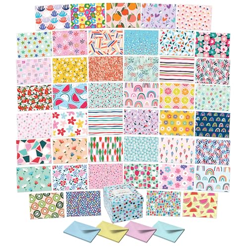 Sweetzer & Orange S&O Blank Cards for All Occasions in One Box Set - Blank Notecards for Handwritten Messages - All Occasion Notes Assortment Box with covers - 100 Vibrant Notecards and Envelopes Pack - Image 1