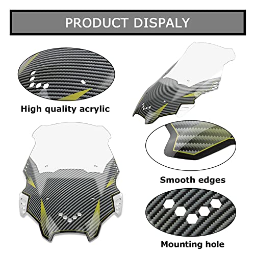 psler زجاج أمامي PSLER لـ ADV125 ADV150 2019-2022 و ADV 160 2022-2023 واقي زجاج للدراجات النارية ADV (شفاف) - Image 3