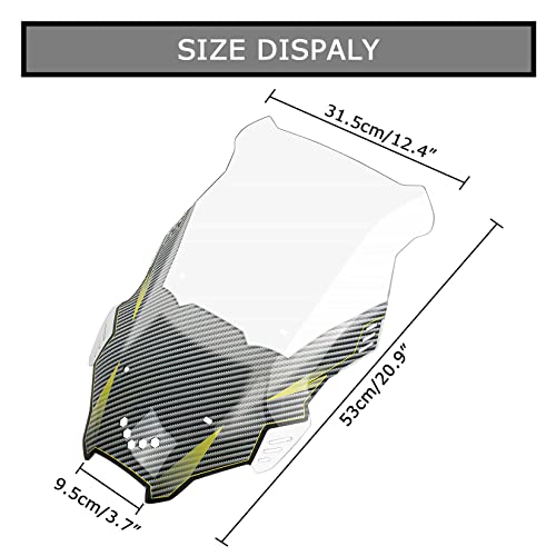 psler زجاج أمامي PSLER لـ ADV125 ADV150 2019-2022 و ADV 160 2022-2023 واقي زجاج للدراجات النارية ADV (شفاف) - Image 4