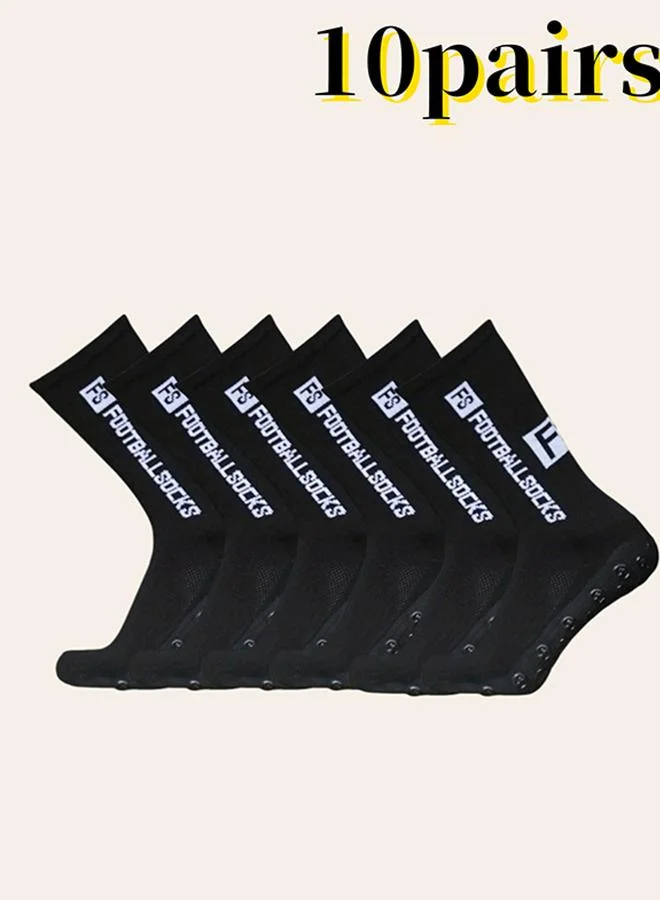 تايك تو مجموعة من 10 جوارب بطبعة كتابة