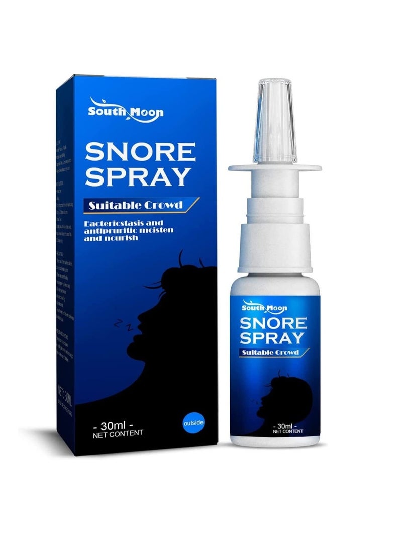 SOUTH MOON - HerbSleep Snoring Spray, Herb Sleep Snoring Spray, South Moon Snoring Spray for Women & Men, Herbal Snoring Spray, 30ml - Image 1