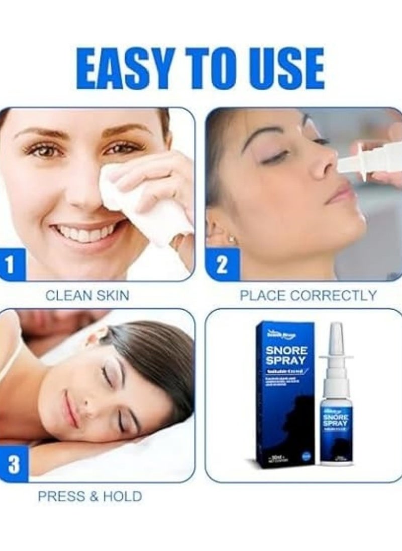SOUTH MOON - HerbSleep Snoring Spray, Herb Sleep Snoring Spray, South Moon Snoring Spray for Women & Men, Herbal Snoring Spray, 30ml - Image 1