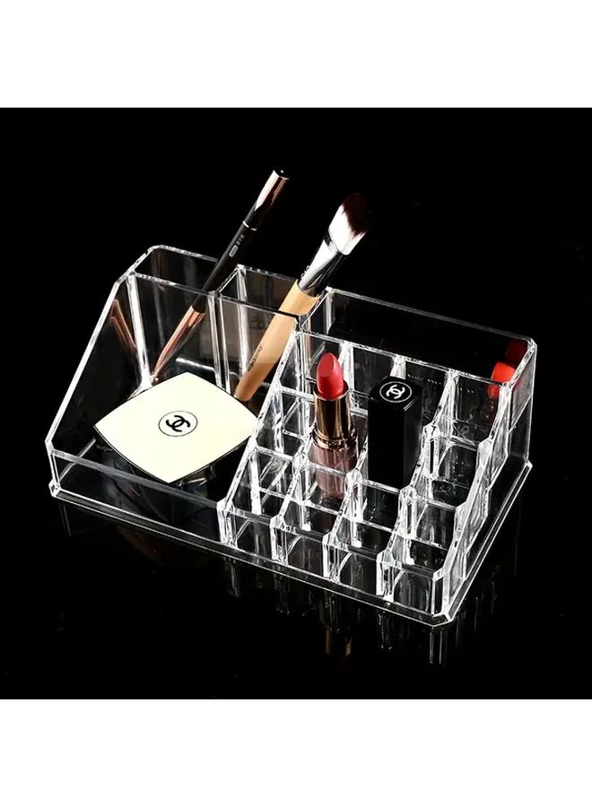 Clear Plastic Acrylic Makeup Organizer For Lipstick Eyebrow Pencils Jewelry Storage Box - Image 4