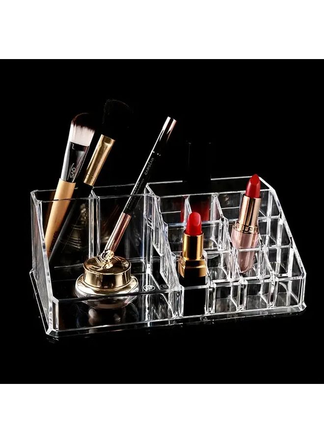 Clear Plastic Acrylic Makeup Organizer For Lipstick Eyebrow Pencils Jewelry Storage Box - Image 5