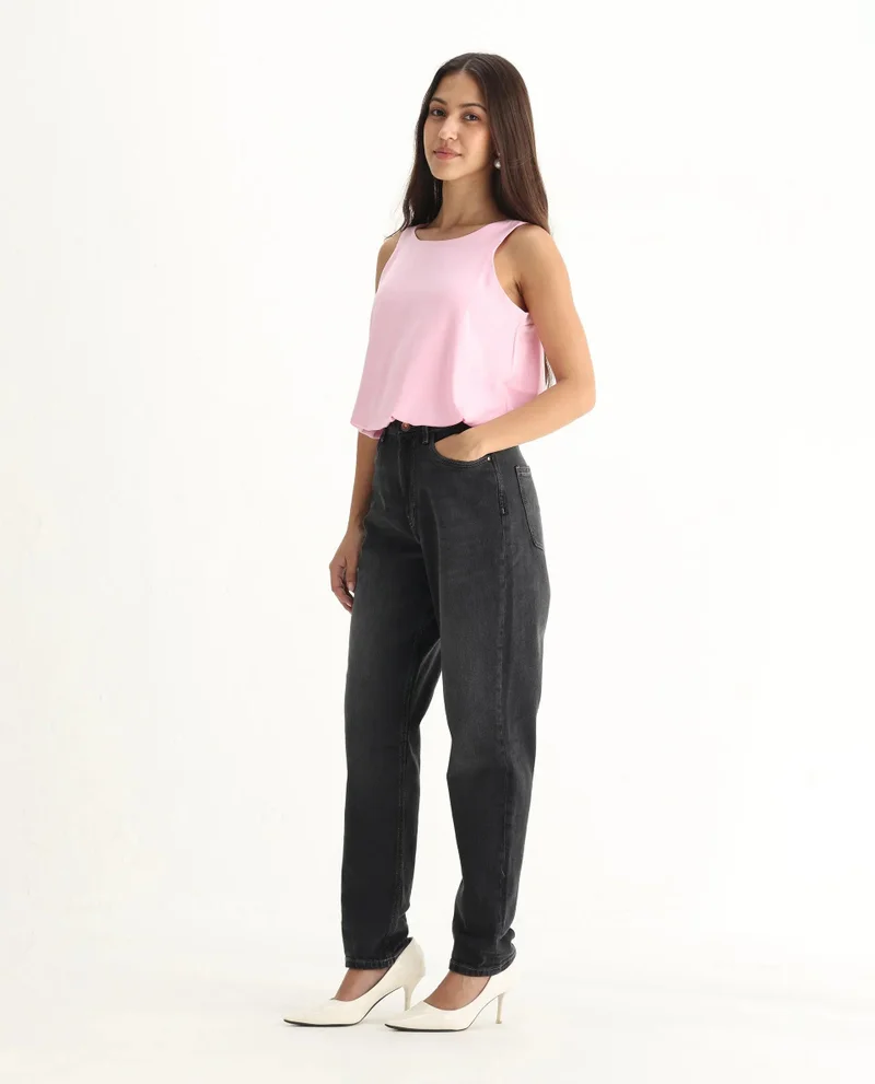 Rareism Women's Mom Fit Denim