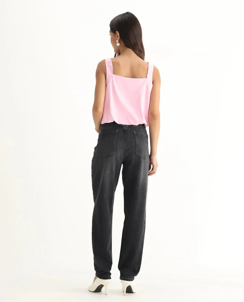 Rareism Women's Mom Fit Denim