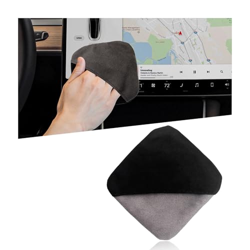 Ohleats Car Screen Cleaner, Microfiber Auto Screen Cleaning Pad, Foldable Touch Screen Cleaner Cloth for Vehicle Dashboard LCD Display, Interior Car Accessories - Image 1