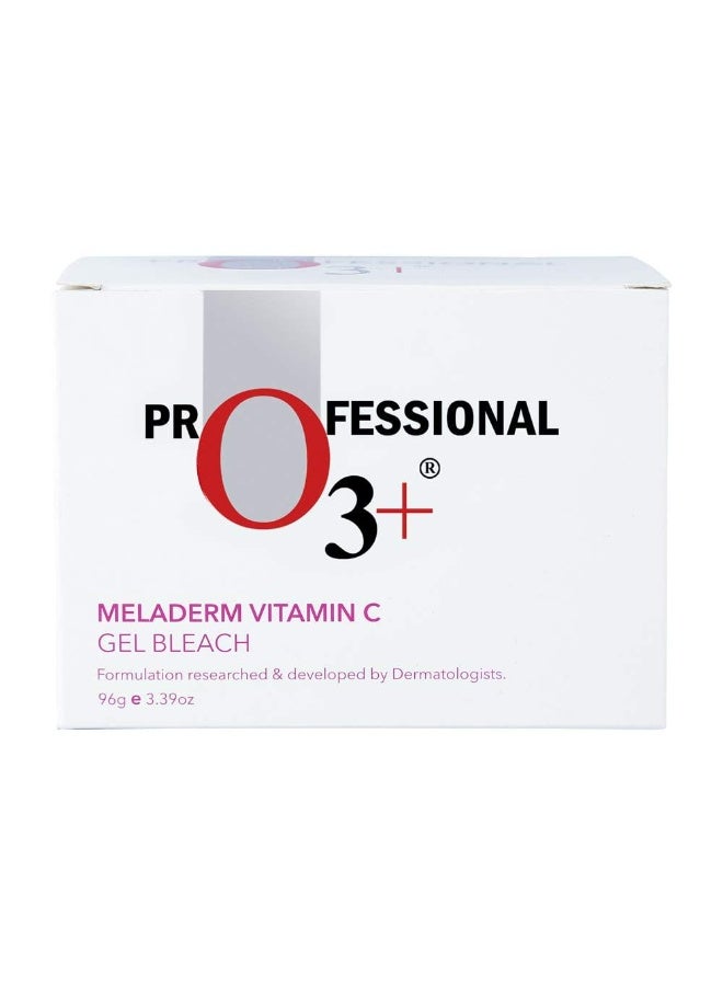 O3+ Meladerm Vitamin C Gel Bleach 96g for Skin Brightening Dull Skin | TAN Removal for Face, Suitable for Men & Women - Image 1