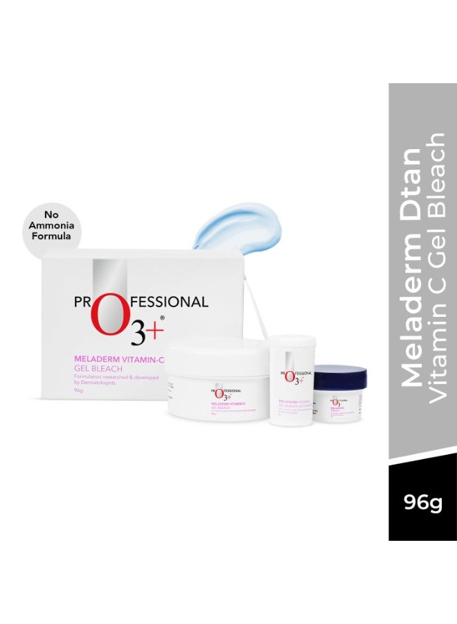 O3+ Meladerm Vitamin C Gel Bleach 96g for Skin Brightening Dull Skin | TAN Removal for Face, Suitable for Men & Women - Image 2